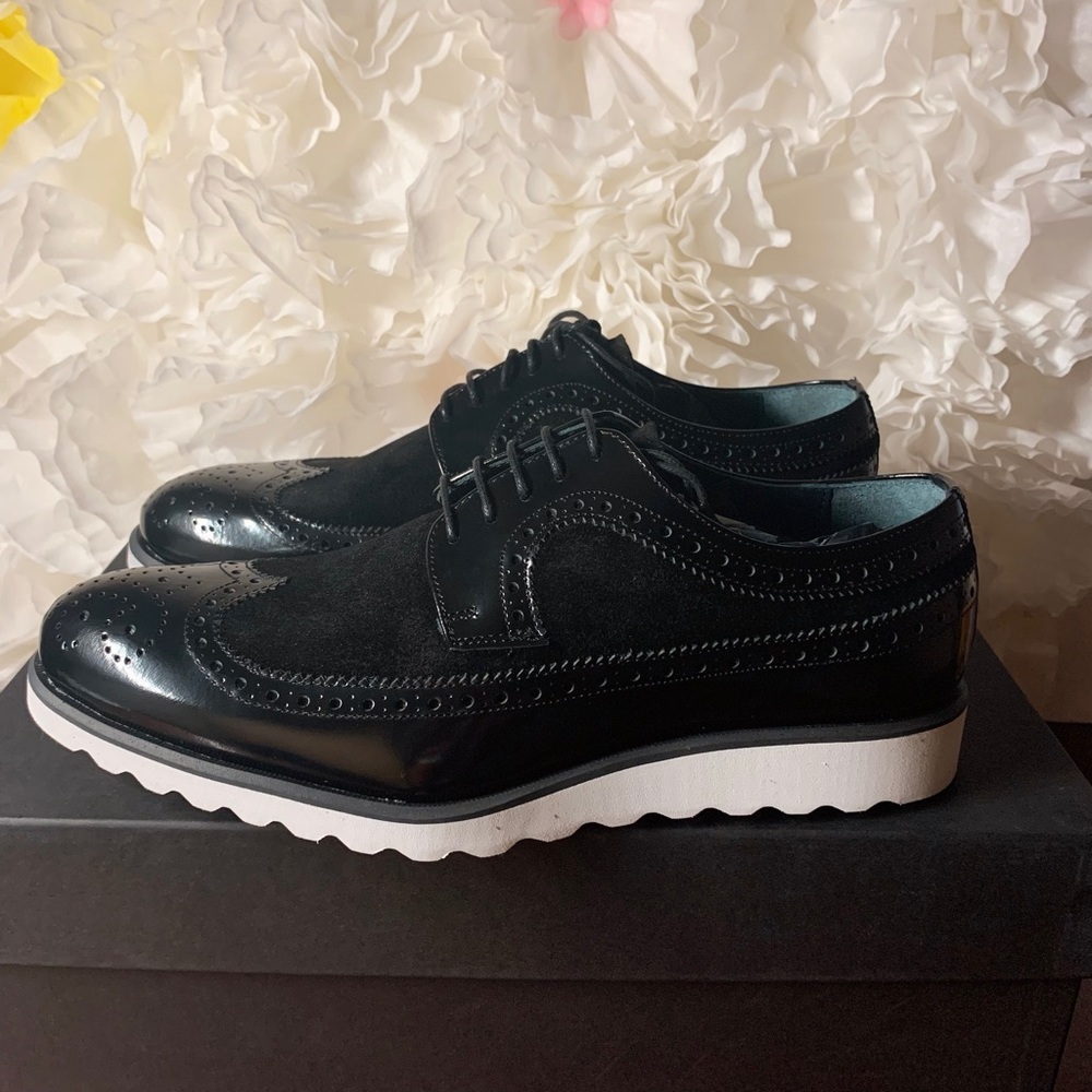 🔵 Southern Gents Shoes | Southern Gents Rogue Sport Wingtip Brogues - Black